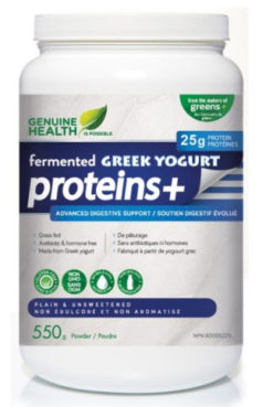 GENUINE HEALTH Fermented Greek Yogurt Proteins+ (550g) Plain