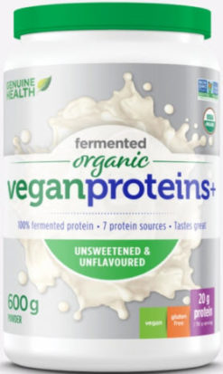 GENUINE HEALTH Fermented Organic Vegan Protein (600g) Unflavoured