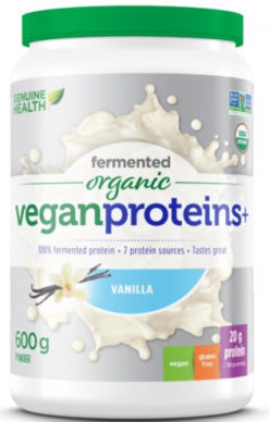 GENUINE HEALTH Fermented Organic Vegan Protein (600g) Vanilla