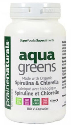 PRAIRIE NATURAL AquaGreens (180 Veg Capsules)