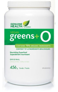 GENUINE HEALTH Vegan Greens+O Unflavoured (456gr)