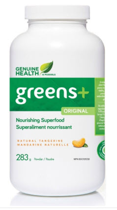 GENUINE HEALTH Greens+ Tangerine (283g)