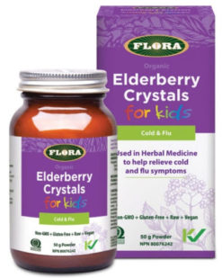 FLORA Elderberry Crystals for Kids (50g)