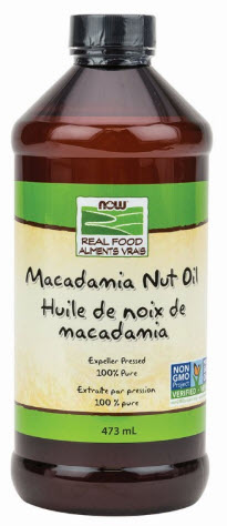 NOW Macadamia Nut Oil 100% Pure (473ml)